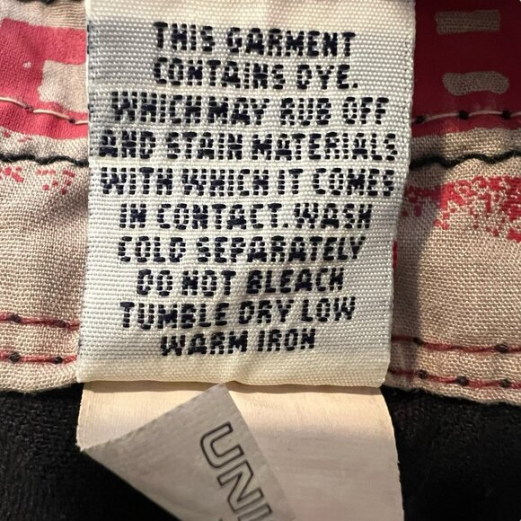 Union Bay Men's 36x34 Black Cargo Pants Distressed Cotton Skater Punk NWT - Picture 9 of 12